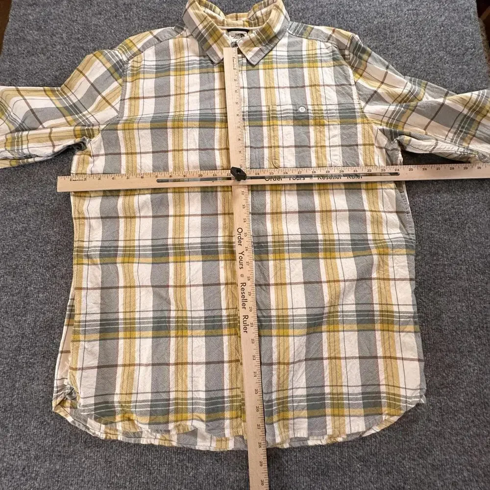 The North Face Men's XL Cotton Plaid Shirt -‎ Casual & Stylish - 37